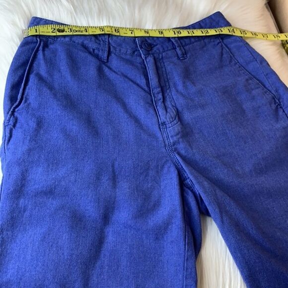 Vans Off the Wall Chino Style Shorts In a Denim Blue Size 28 - Picture 3 of 8